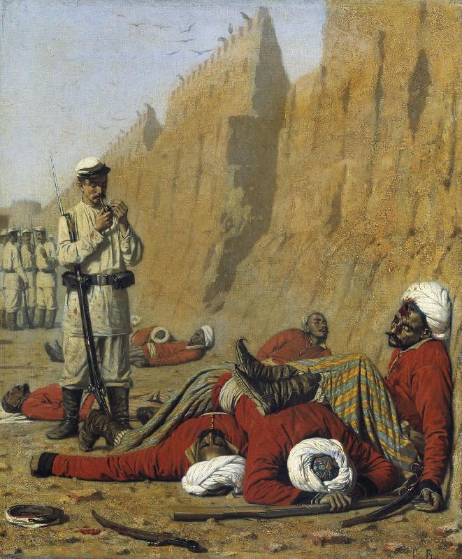 Vasily Vereshchagin After the failure of oil painting picture